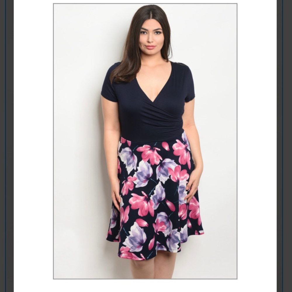 Brand New Floral Plus Size Dresses!